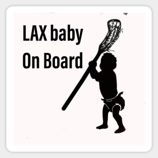 Lacrosse baby Sticker